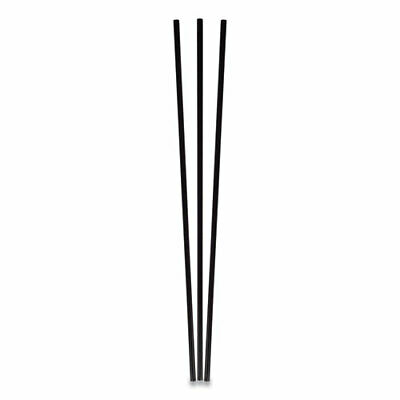 Unwrapped Round Stirrers 7.75" Black 500/pack | 1 Pack Of: 500