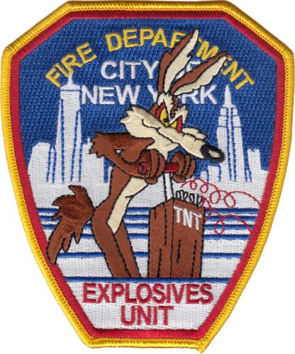 New York Fire Department House Patch: Explosives Unit, Wiley Coyote