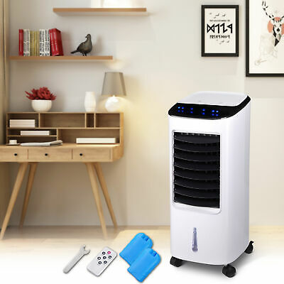 Evaporative Cooler Portable Air Cooler Humidifier with Remote Control Ice Pack