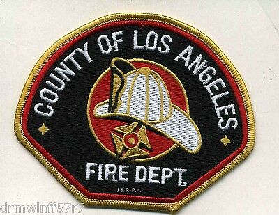 County Of Los Angeles  Fire Dept., Ca  (4.5" X 3.5" Size)  Fire Patch