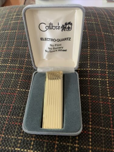 Vintage Colibri Electro-quartz Lighter With Original Box