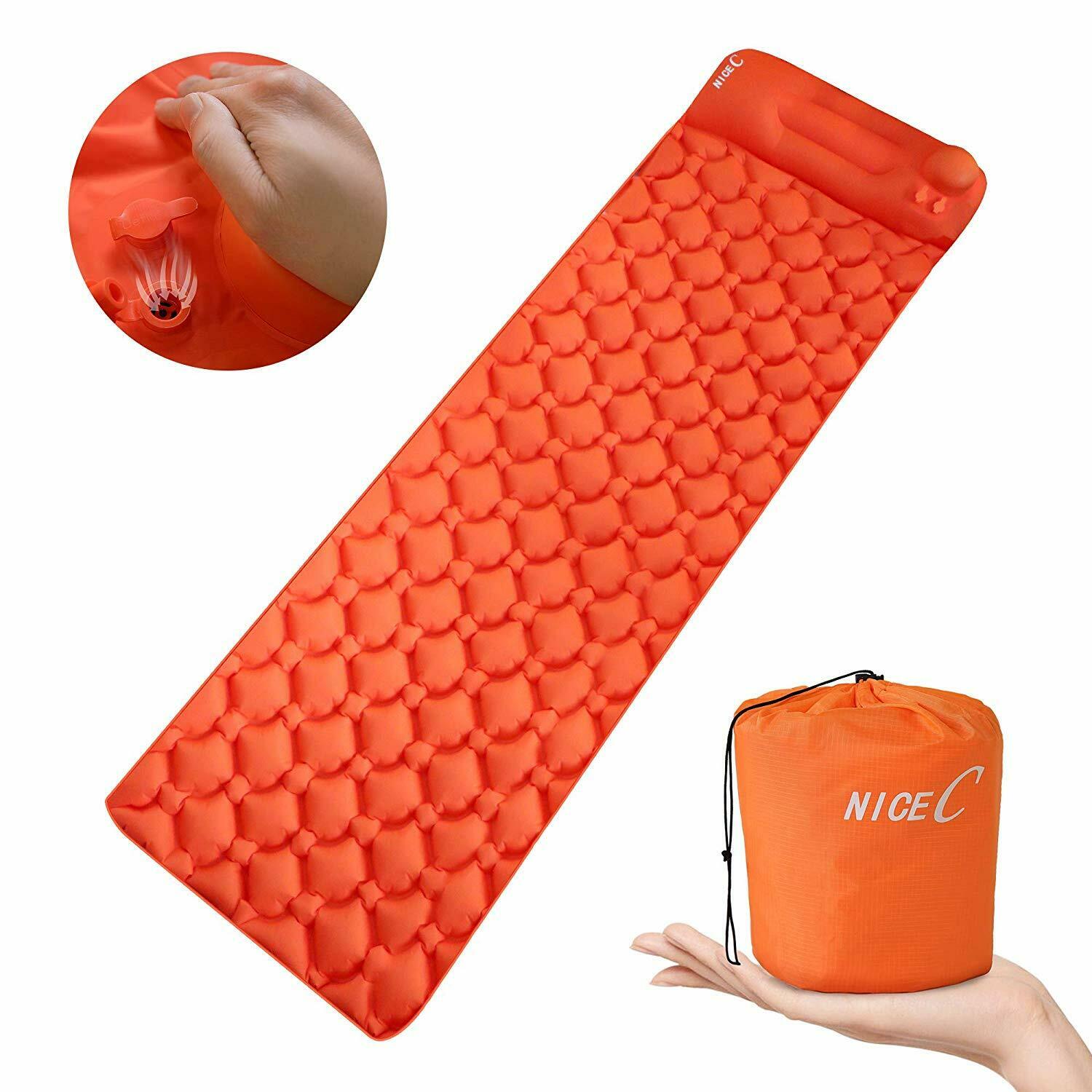 Ultralight Sleeping Pad, Self-inflatable Camping Mat, Foldable Camping Foam Pad
