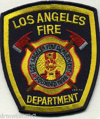 Los Angeles - 1886  Fire Dept., California  (3.75 X 4.25" Size)  Fire Patch