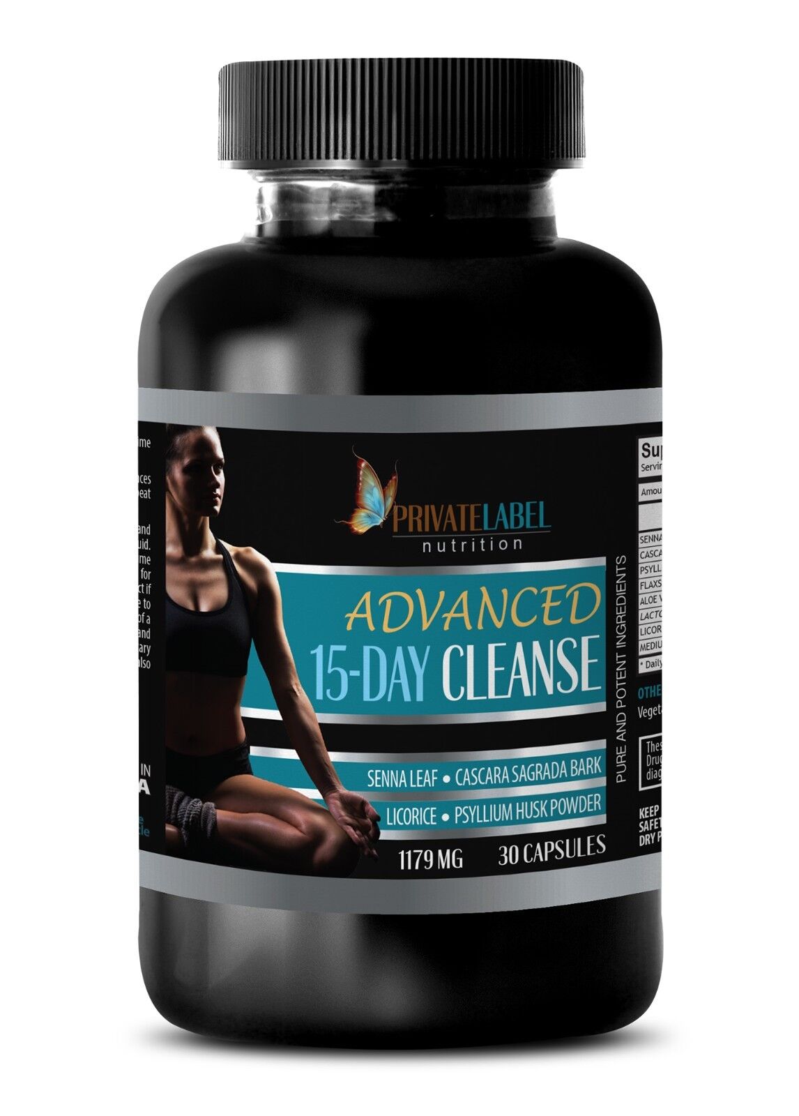 Senna Diet - Advanced 15 Days Cleanse - Mood Assist Probiotics - 1 Bottle