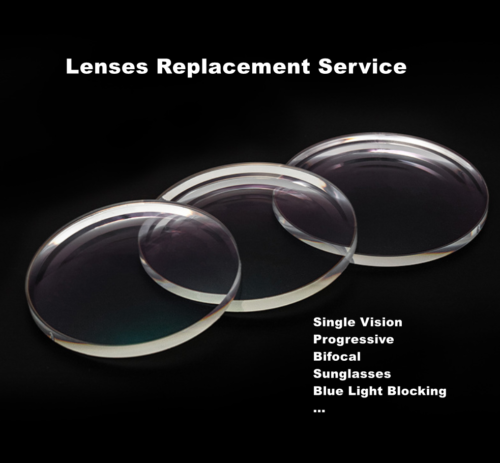 Lenses replacement service for Rimmed frames glasses eyeglasses Spectacles  A
