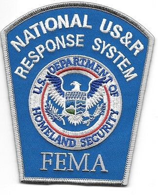 Federal - National U.s.a.r. / F.e.m.a. Response  (4" X 4.75" Size) Fire Patch