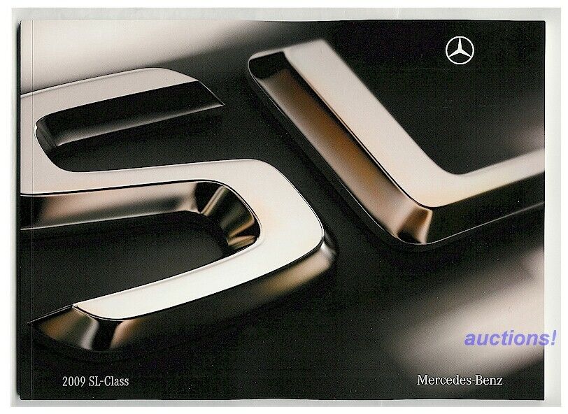 2009 09' Mercedes Benz SL Class Brochure SL550 SL600 SL63 AMG 550 600 63 Mint