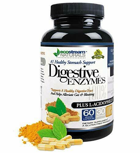 Digestive Enzymes Aid Plus Probiotics & Prebiotics Health with Papaya Leaf Bl...