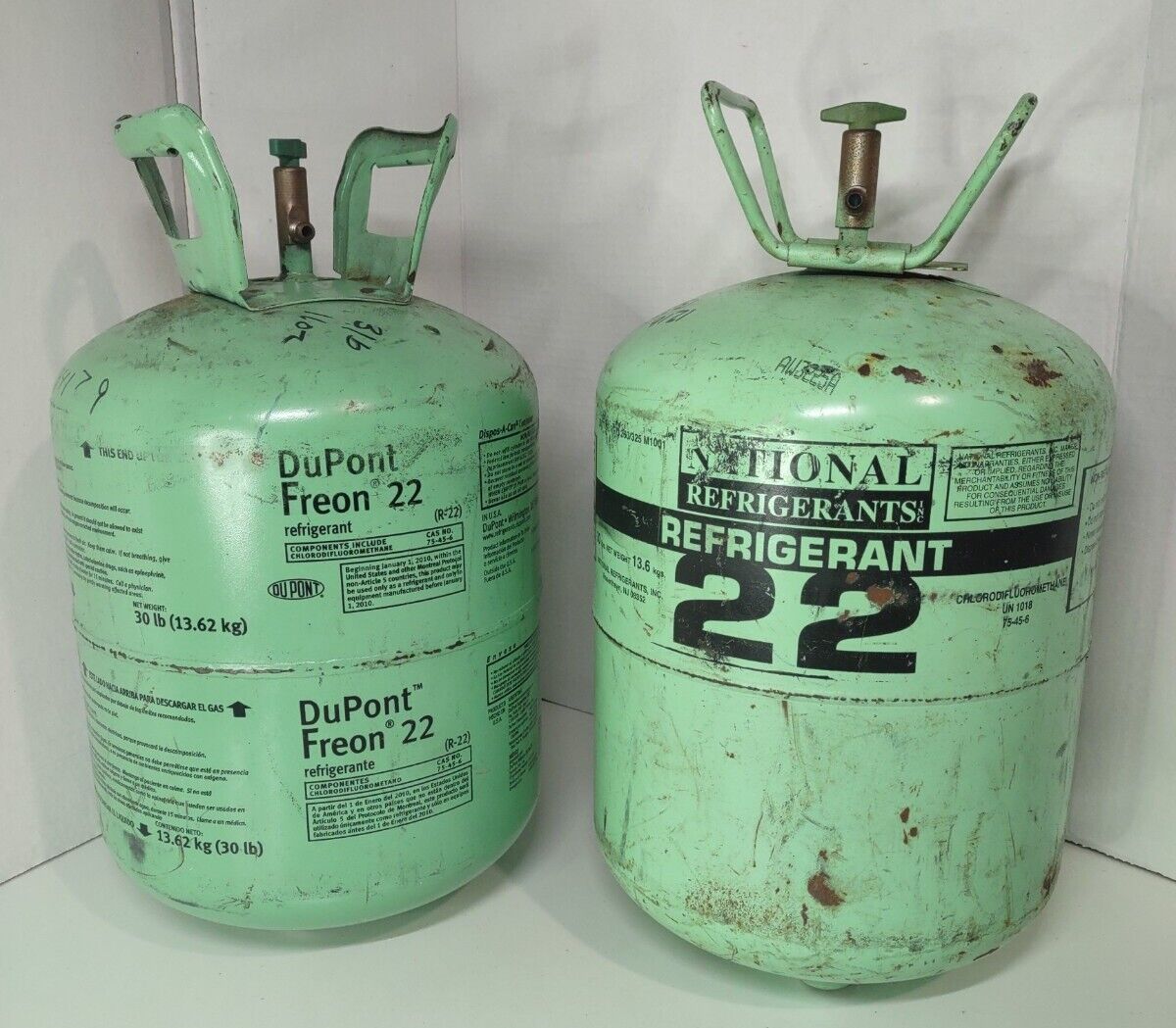 R--22 Refrigerant 16 Lbs 8 Oz. Total Open Can Weight *must Be Epa Certified*