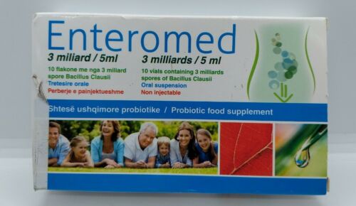 Enteromed Ultimate Probiotic Of 3 Milliards Live Spores Of Bacillus Clausii 10v