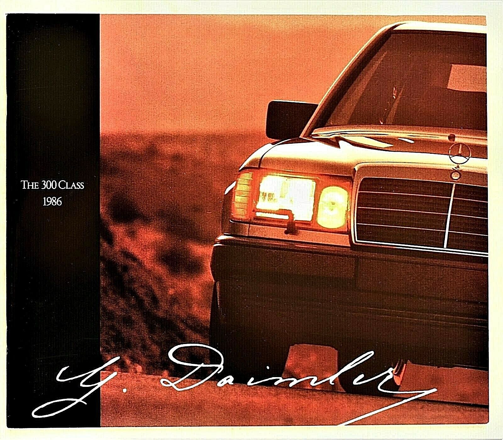 AWESOME 1986 MERCEDES 300 CLASS BROCHURE ~ 10.5