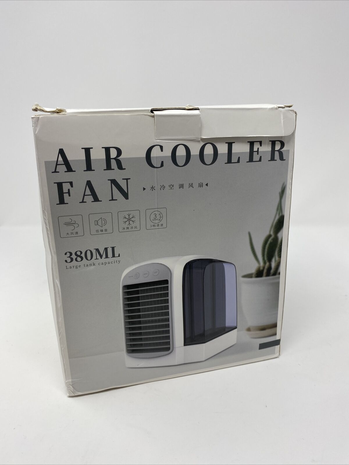 WT-F10 ZEN PORTABLE EUROPEAN STYLE WATER-COOLED FAN PERSONAL AIR COOLER 380ML