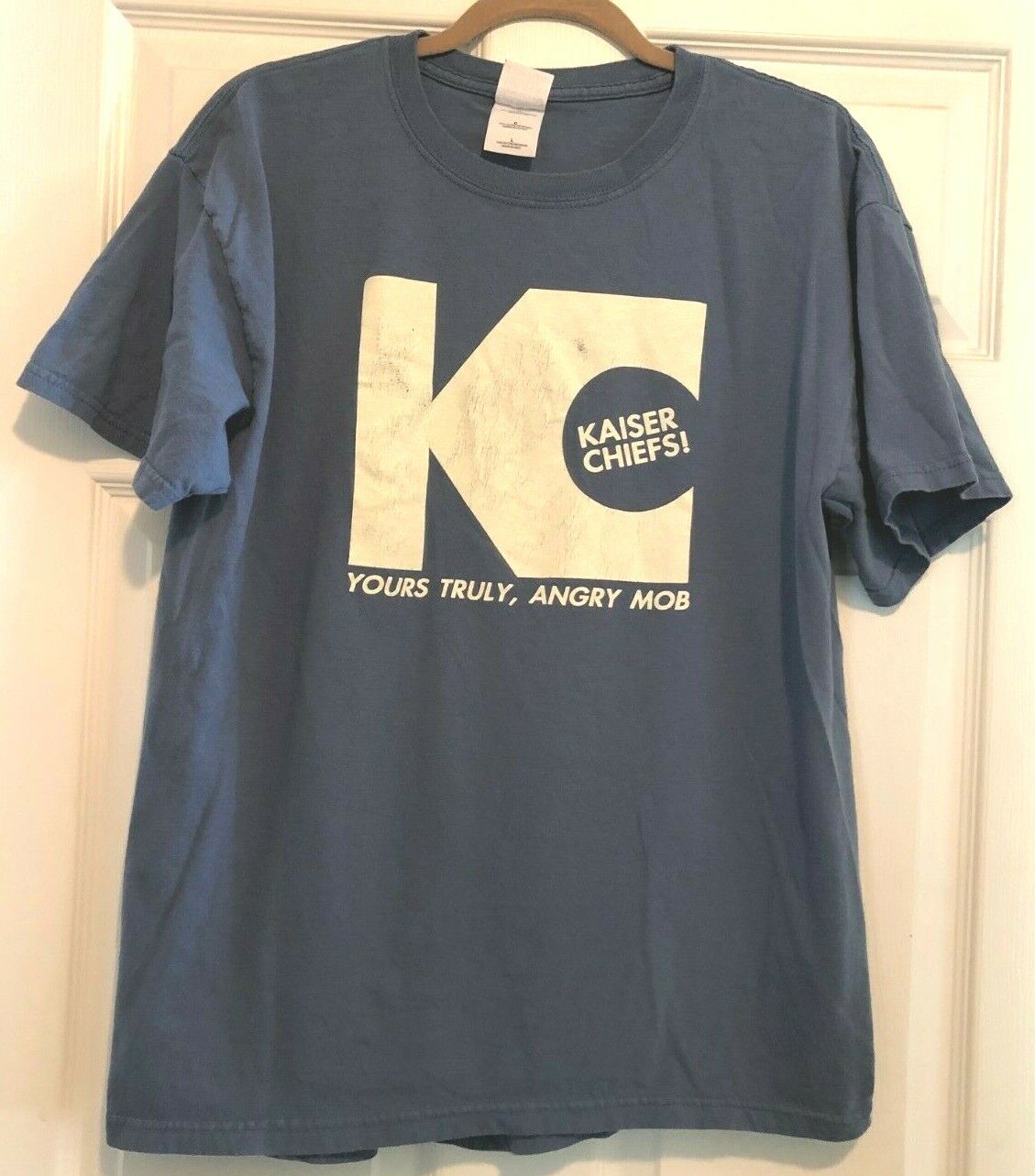 Kaiser Chiefs Yours Truly, Angry Mob Rare Mobster T-shirt '07