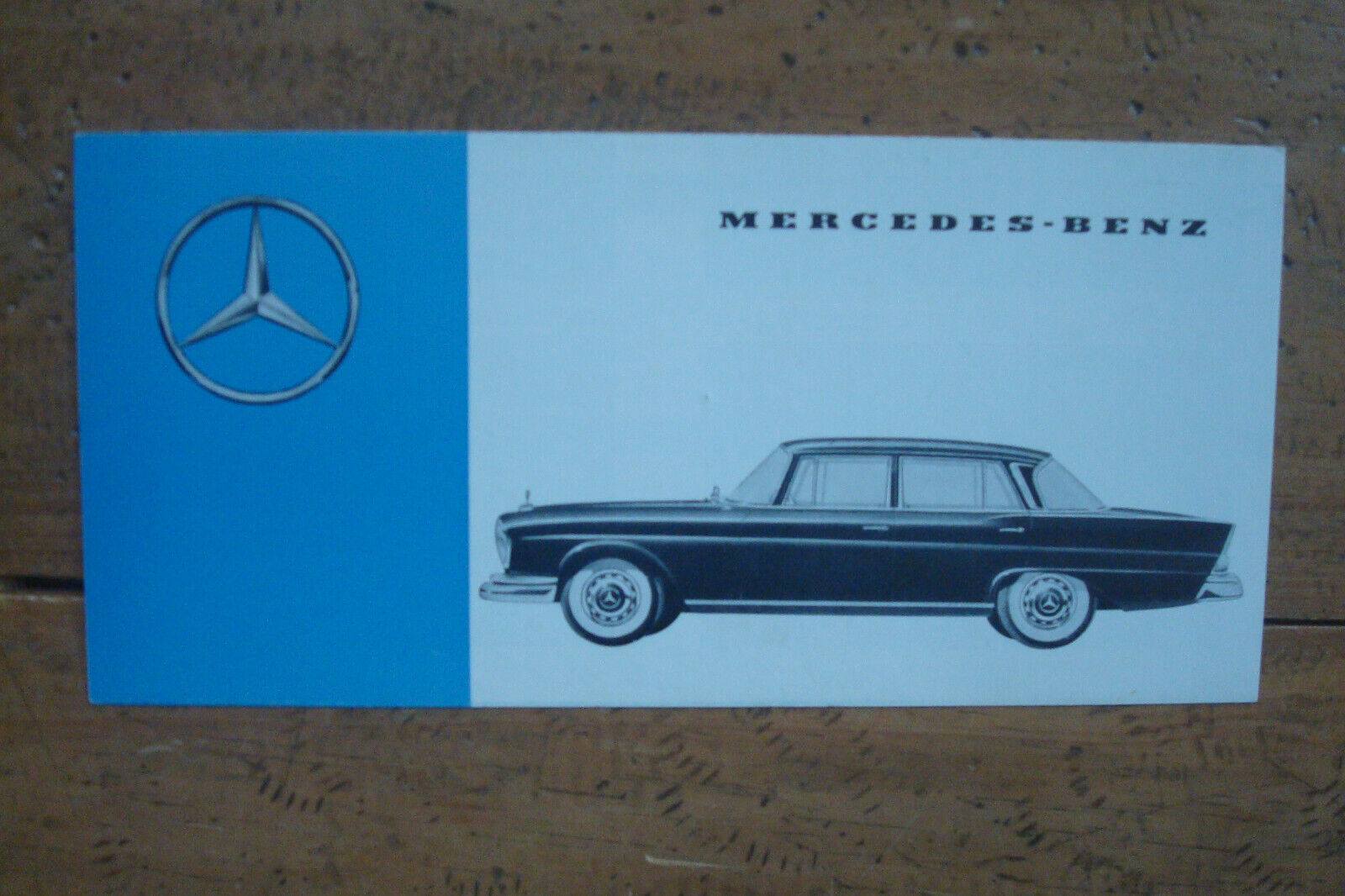 1961 Mercedes-Benz Full Line Brochure. 180, 190, 220 300 Series. Small Brochure