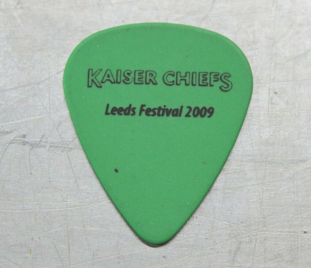Kaiser Chiefs // Leeds Festival 2009 Tour Guitar Pick ~ English Indie Rock